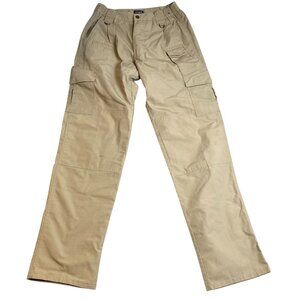 CQR Men Tactical Cargo Pants 32x36 Polyester & Cotton Blend Ripstop Straight Leg